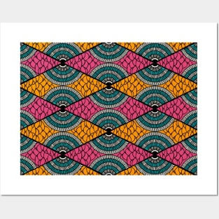 Colorful African Pattern Posters and Art